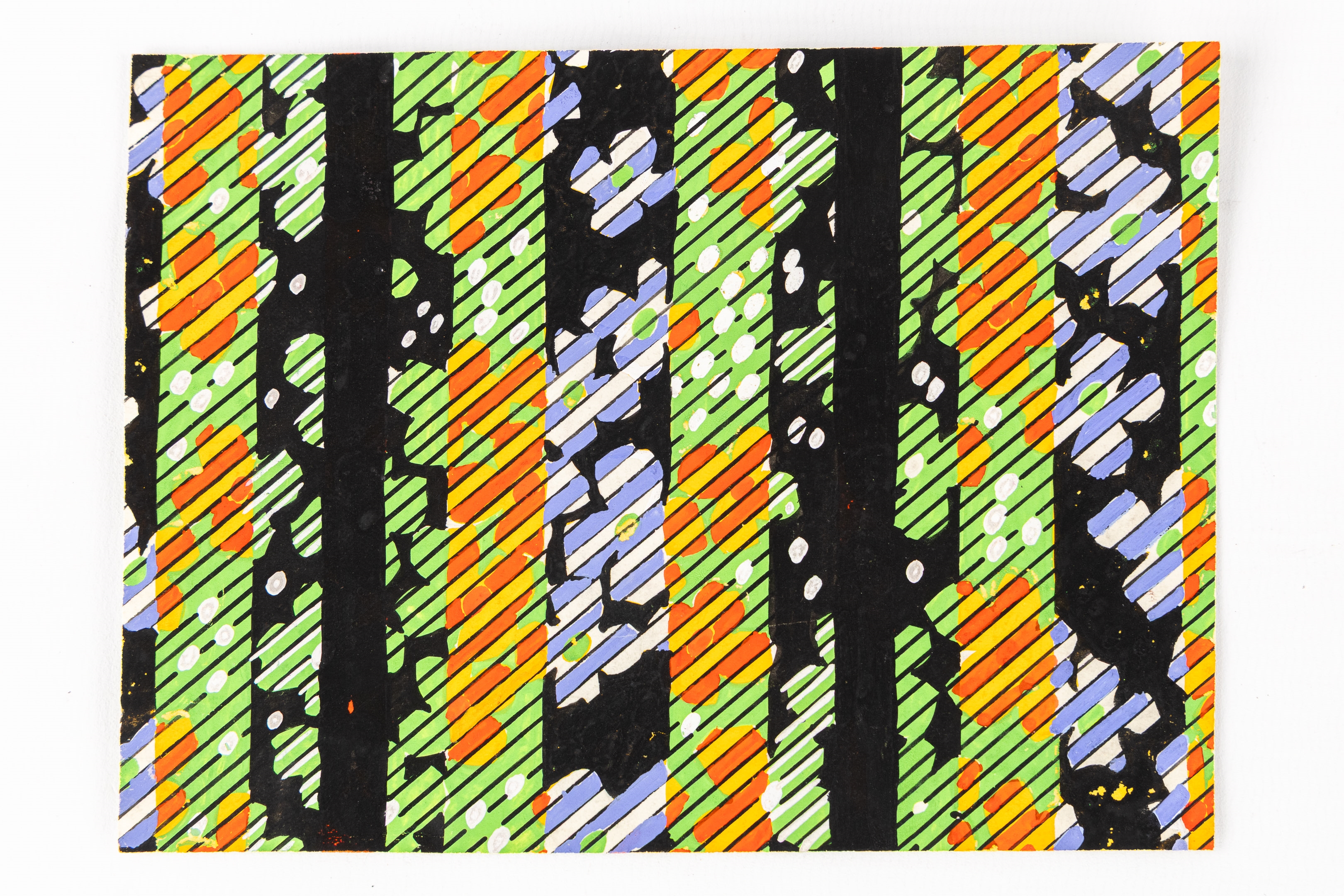 Arthur Litt | Four Designs for Textiles | MutualArt