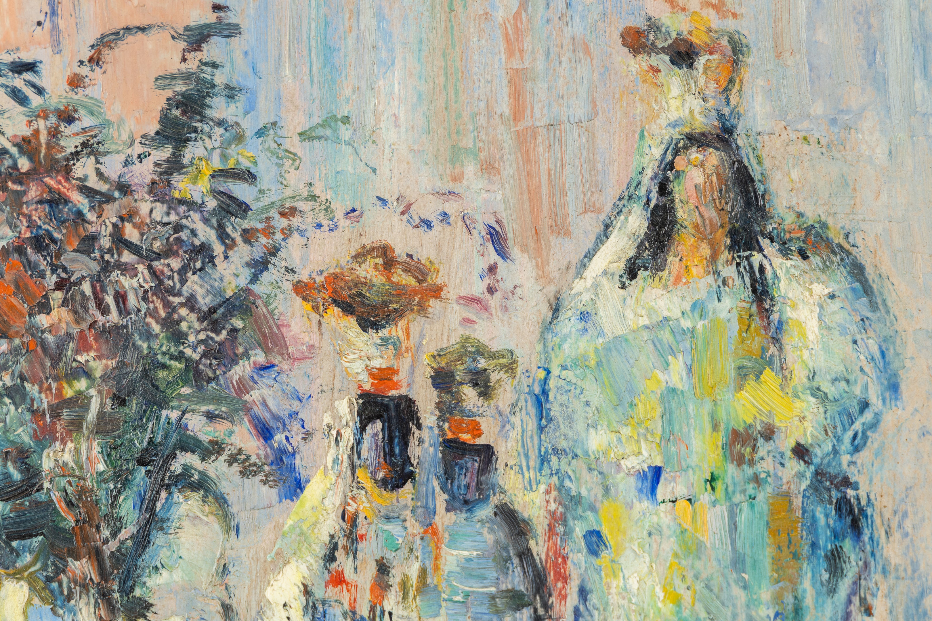 Artwork by Georges Creten, Still life with Madonna, Made of Oil on board