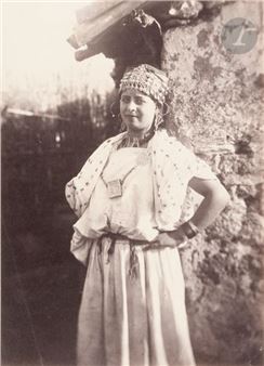 Algiers. Port. Palais du Maréchal. Mustapha Palace. Date palms. Constantine. Biskra Oasis. Bey Palace. Nomads. Tébessa. Hammam Meskhoutine. Philippeville. Tlemcen. Biskra. Bois sacré. Blida. - Felix-Jacques Moulin