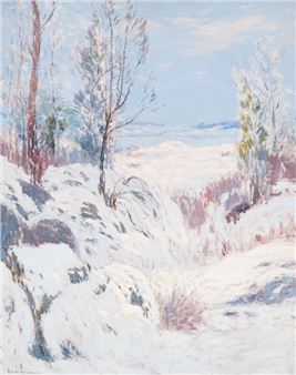 Cos Cob Winter - Leonard Ochtman