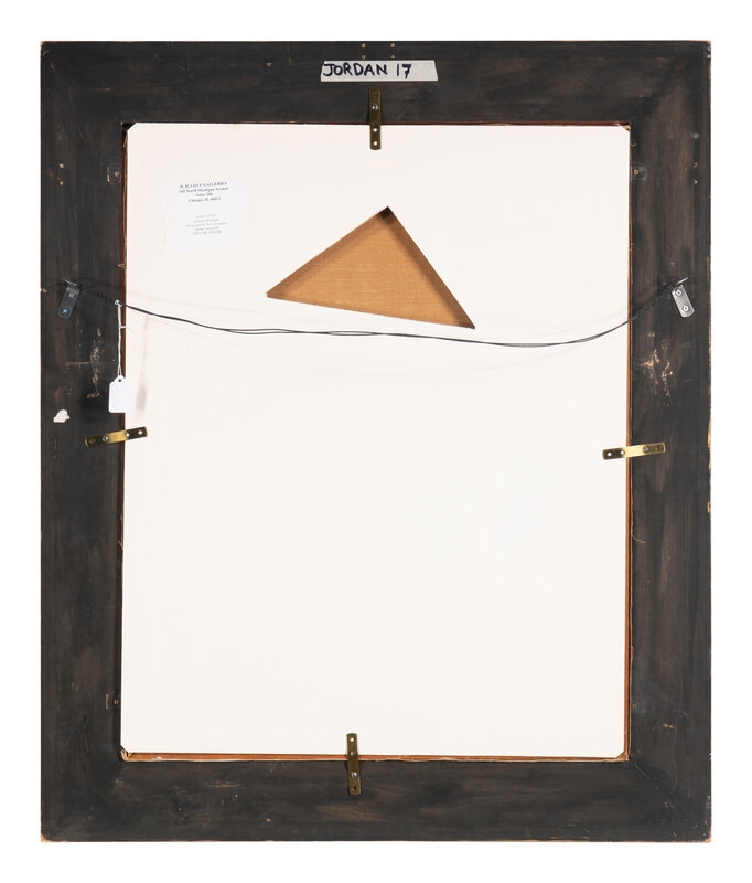 Artwork by Leonard Ochtman, 
Cos Cob Winter, Made of oil on canvas