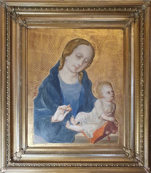 Georg Adam Scheid | Excepcional Madonna Neogótica | MutualArt