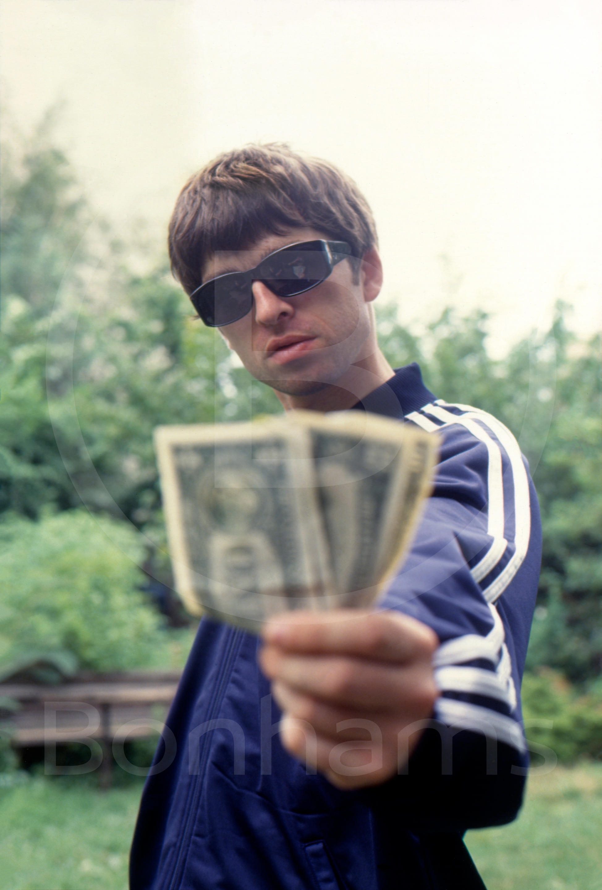 Artwork by Tom Sheehan, Oasis, from their 1994 tour to New York City, Made of Photographs - Black and white negatives (25);  Colour transparencies (280)