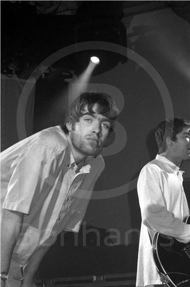 Oasis performing at Bath Pavilion by Tom Sheehan, June 1995