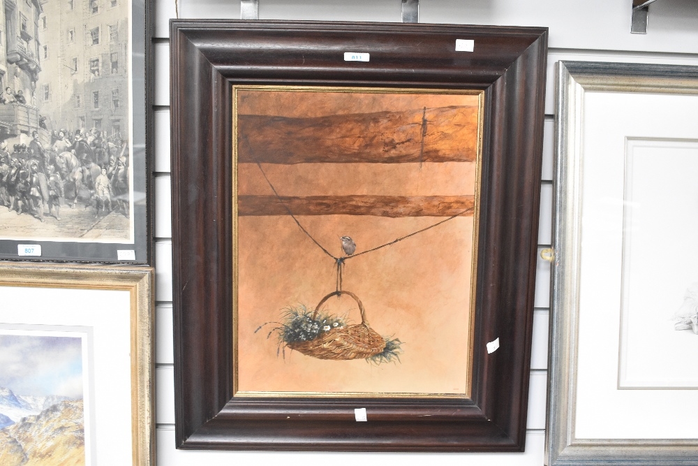 Artwork by Ron Bone, 'Building the Nest', Made of acrylic on board