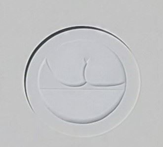 Ronde reliëfdruk 1980 - Hendrikus Josephus van Kuyk