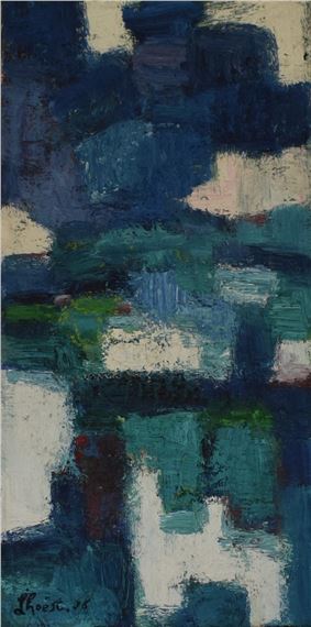 Waterlandschap 1956 - Engelbert L'Hoëst