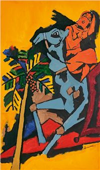 M.F. Husain: An Artist's Vision of the XX Century (M0056) - Pundole's