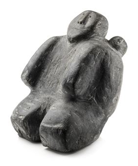 Seated Mother and Child - Marc Alikaswa