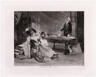 Les Femmes Savantes (The Learned Ladies, a scene from Moliere's play) - Luigi Rossi