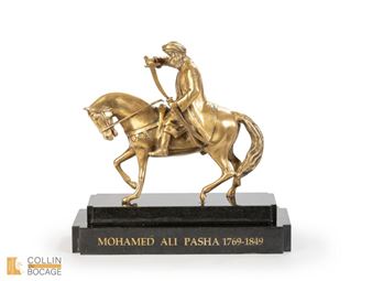 Model of the equestrian statue executed by the Greek sculptor Dimitriadis and erected in memory of Mohamed Ali in Cavalla - Constantino Dimitriadis