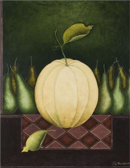 STILL LIFE WITH MELON AND PEARS - Federico Nordalm