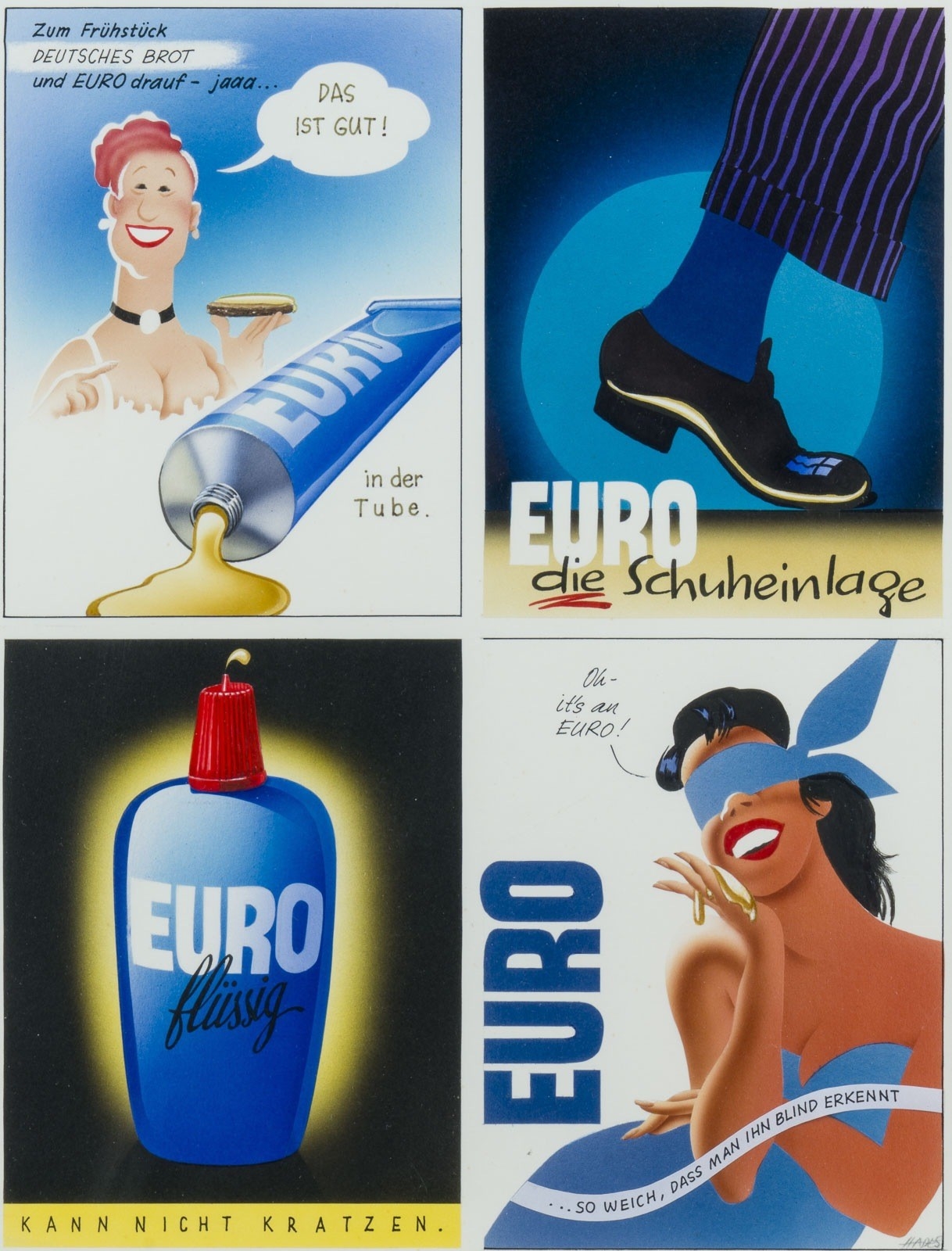 Artwork by Gerhard Haderer, COLLECTION OF 26 CARICATURES FOR THE MAGAZINE 'STERN' (INCLUDING 1 DRAWING), Made of Colour serigraphs, 1 collage, 1 pencil drawing