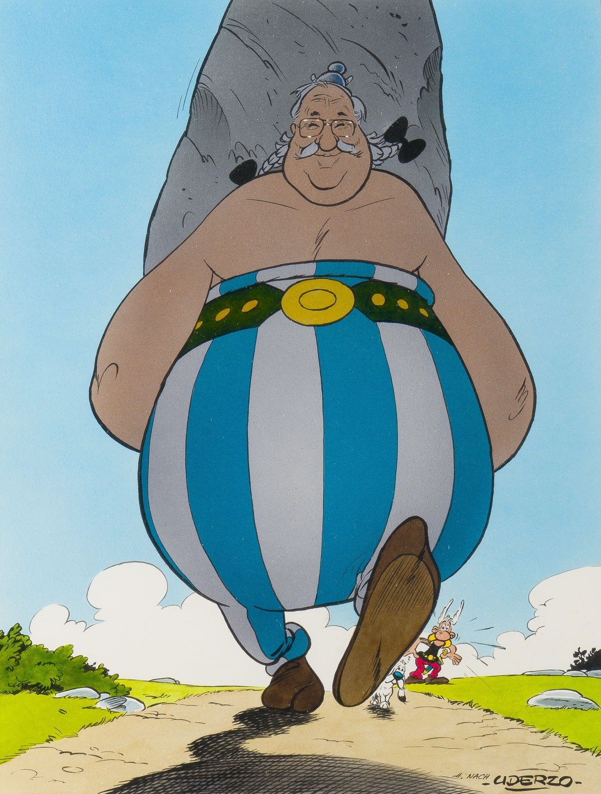 Artwork by Gerhard Haderer, COLLECTION OF 26 CARICATURES FOR THE MAGAZINE 'STERN' (INCLUDING 1 DRAWING), Made of Colour serigraphs, 1 collage, 1 pencil drawing