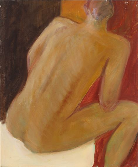 Seated Male Nude - Rose Hilton