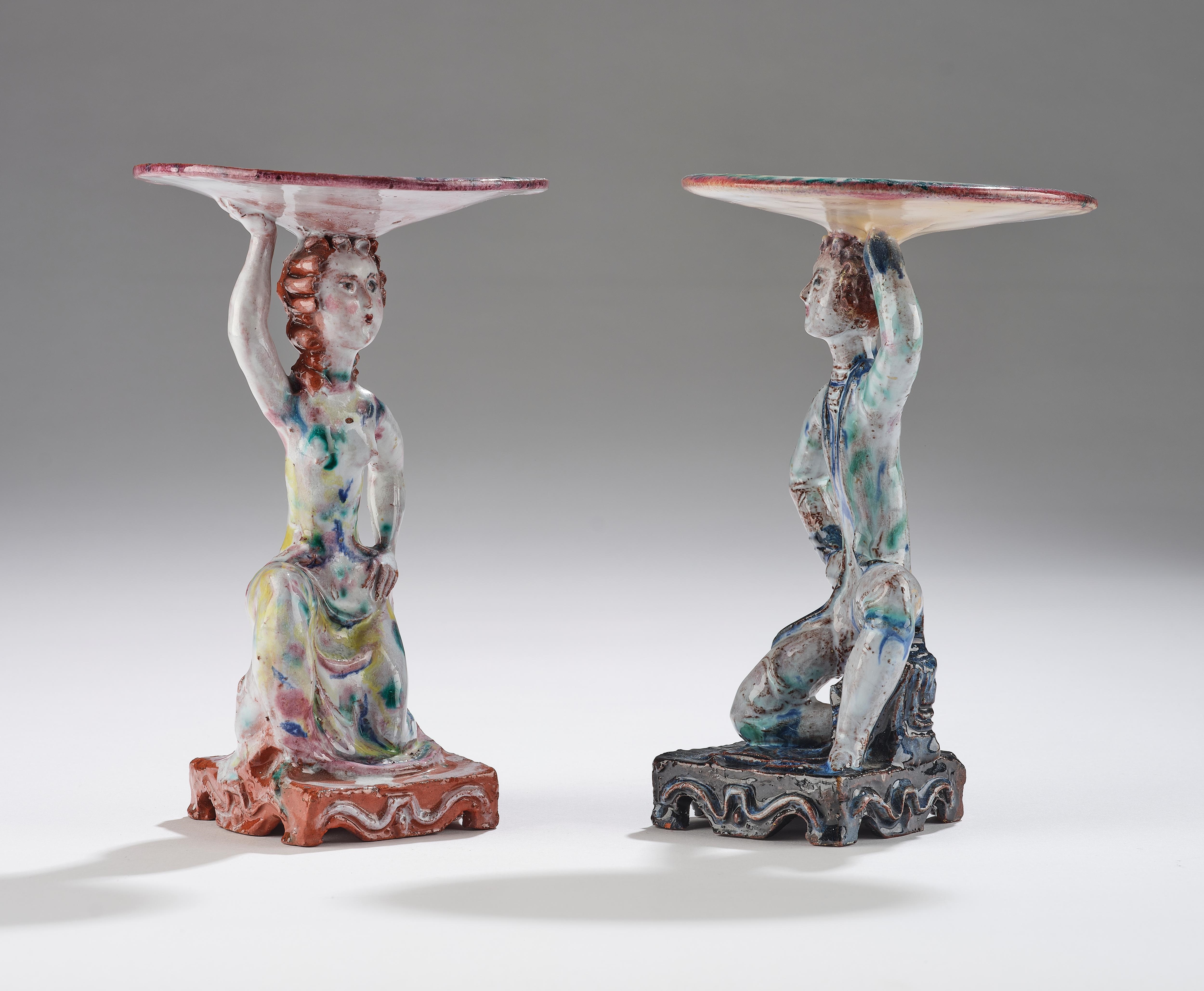 Artwork by Susi Singer, red-bodied ceramic, Made of red-bodied ceramic, with polychrome glazes