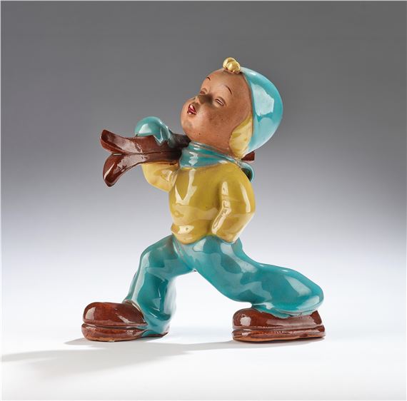 a skier by Walter Bosse, c. 1947