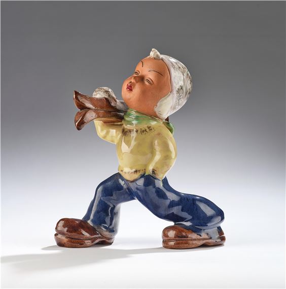 a skier by Walter Bosse, c. 1947