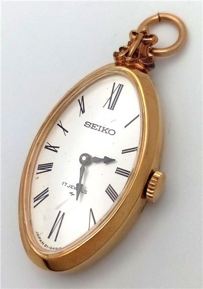 A SEIKO MANUAL WIND PENDANT WATCH - 17 by MANUAL