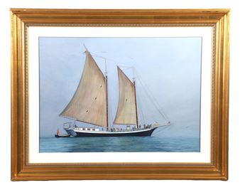 Schooner Mercantile, Captain Williamson - Bertil Whyman