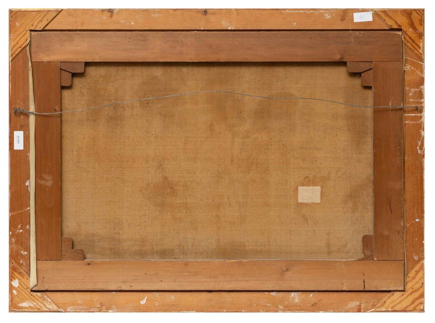 Artwork by Carl Halber, Rivierlandschap met vissers, Made of olieverf op doek