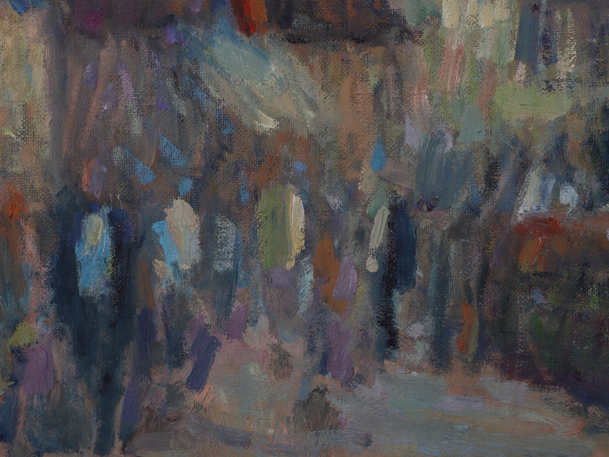 Artwork by Daniel Pignot, Trouville, France, Made of oil on canvas