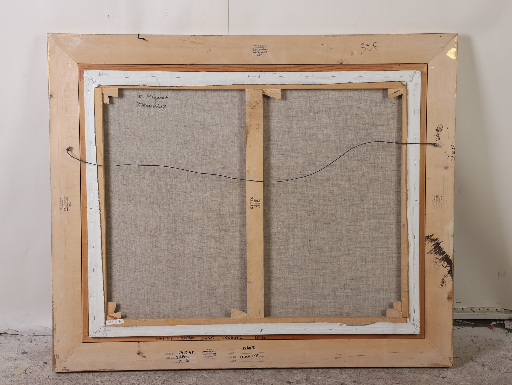 Artwork by Daniel Pignot, Trouville, France, Made of oil on canvas