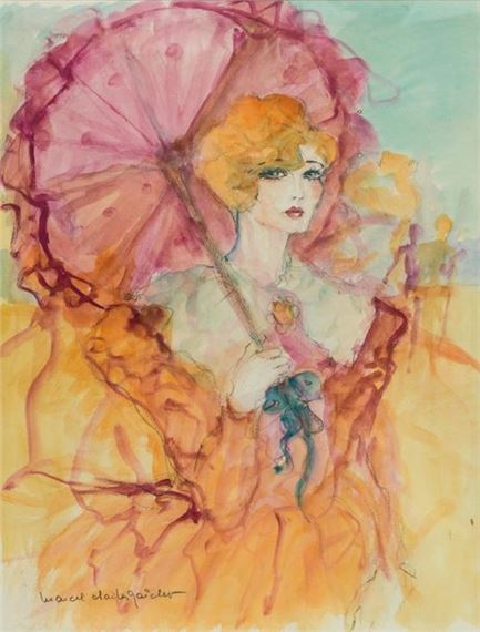 Woman with a parasol