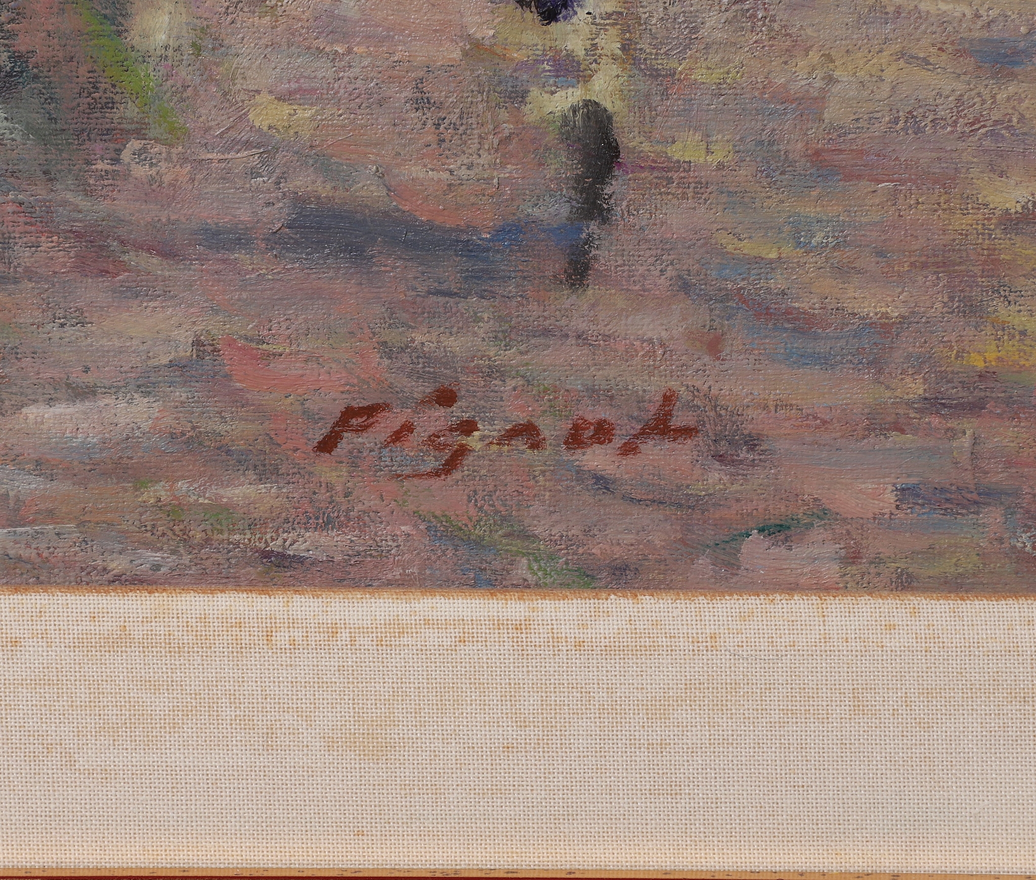 Artwork by Daniel Pignot, Port of Honfleur, France, Made of oil on canvas