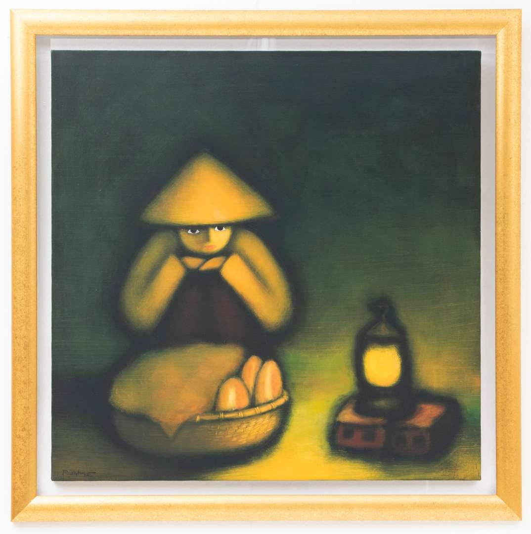 Duc Nghia Phan | Vietnamees met mandje | MutualArt