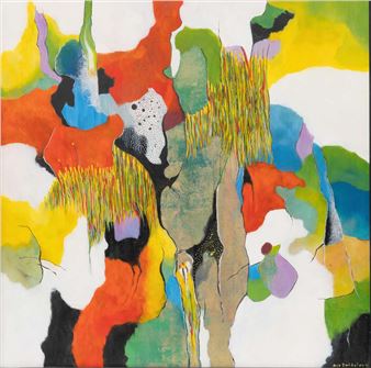 Kleurrijke compositie - Arie Dubbeldam