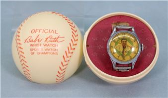 1948 Official Babe Ruth Wristwatch w/ Case - Babe Ruth