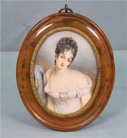 Miniature Portrait of Madame Recamier - MADAME