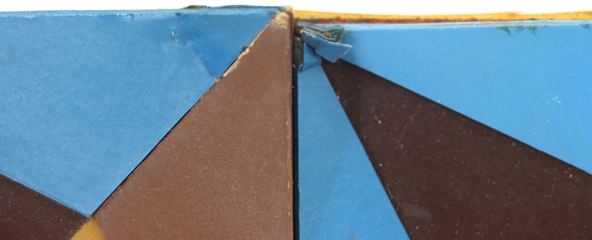 Artwork by Doris Marie Leeper, Doris Leeper (1929-2000) American, 3D Artwork 'Partial Model, Made of blue, green, orange, red