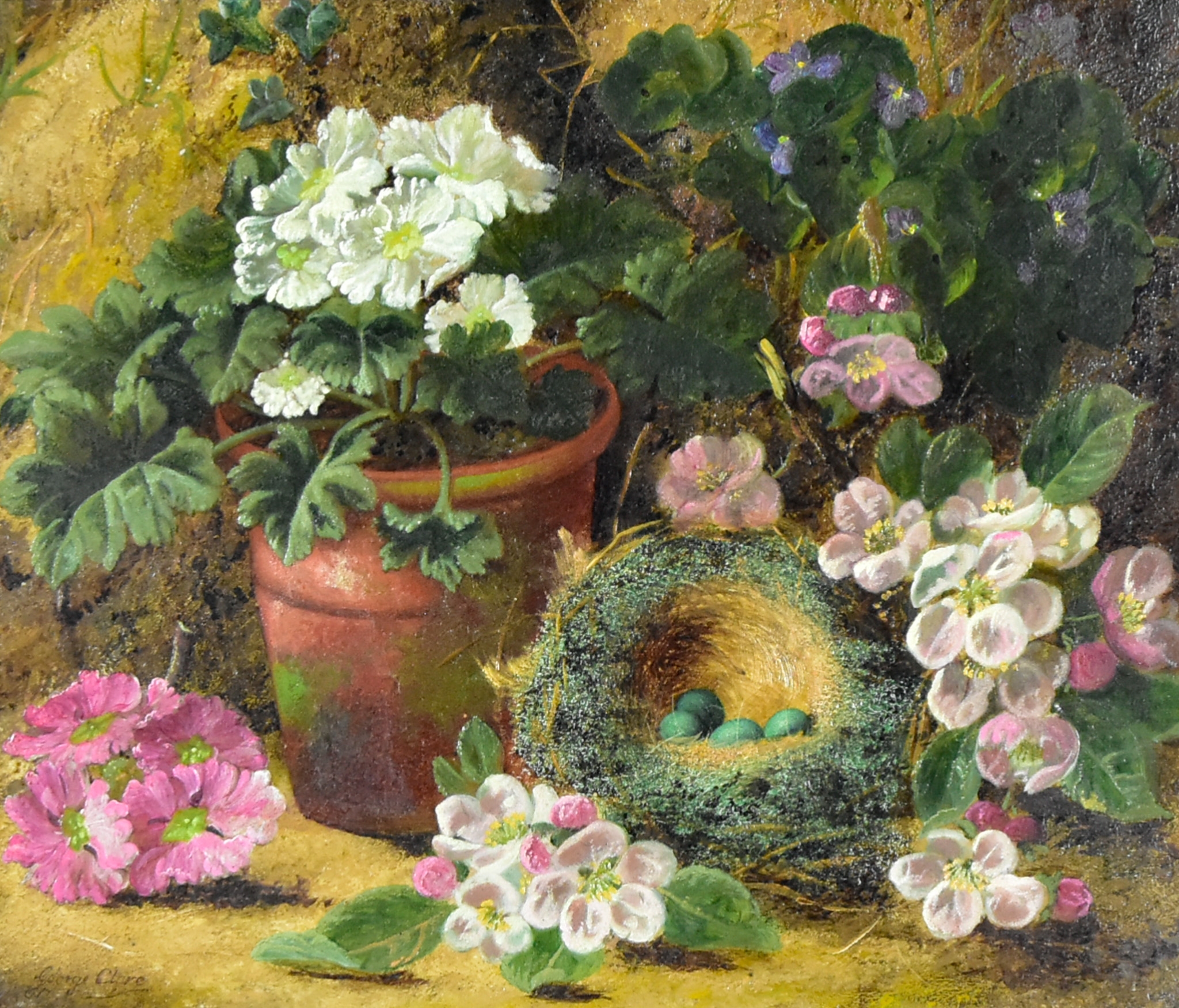 George Clare | George Clare (1830-1900) - Oil painting - Still life ...