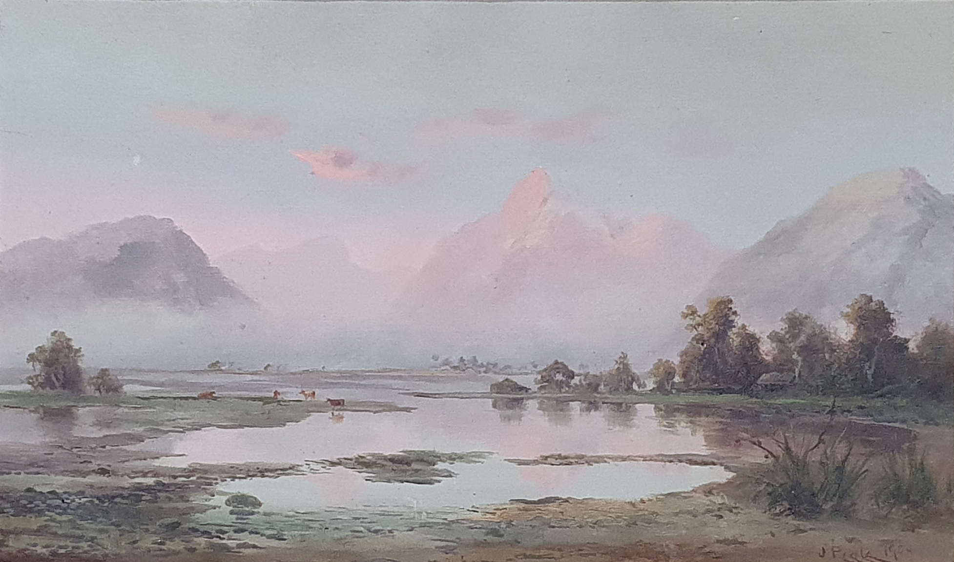 James Peele | A Backwater, Lake Wakatipu (1900) | MutualArt
