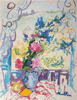 Still life with flowers - Olga Mischkine