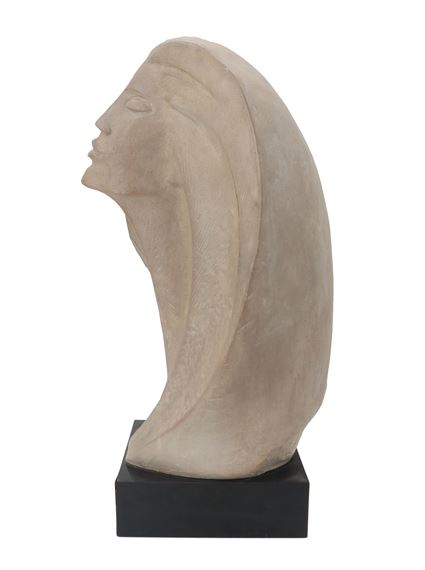 Vintage David Fischer for Austin Productions "Stargazer" Female Bust Sculpture by Austin Productions, dated 1980