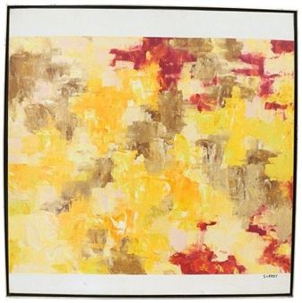 Milt Surrey (Born 1922-2004) American, Oil on Canvas Abstract - Milt Surrey