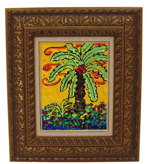 A. E. Barnes (Born 1963) American, Acrylic on Canvas by A. E. Barnes, 1963