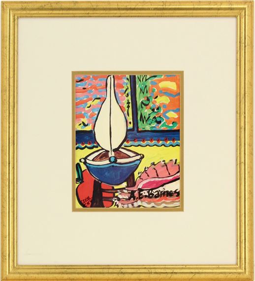 A. E. Barnes (Born 1963) American, Signed and Numbered Still Life Lithograph