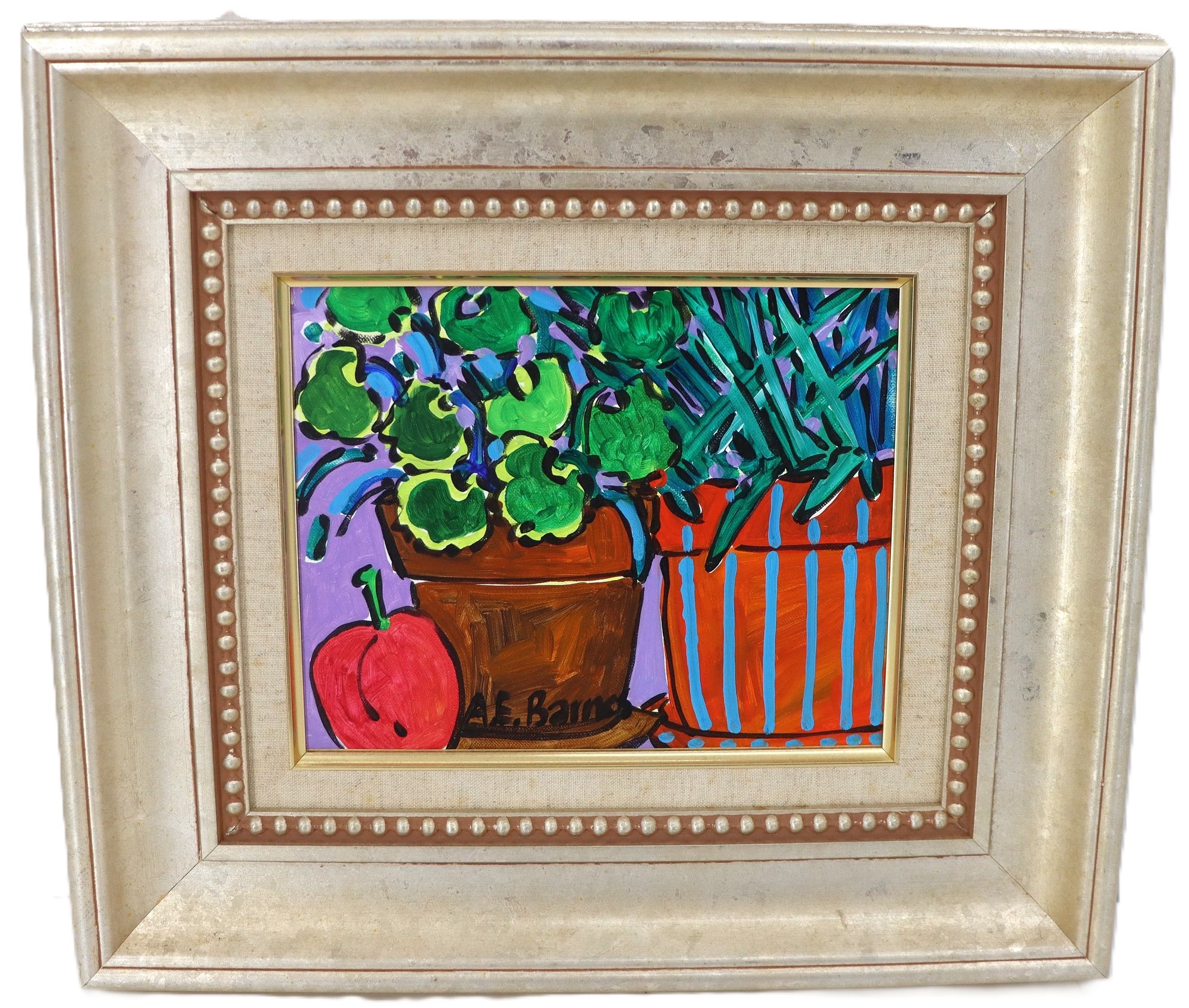 Artwork by A. E. Barnes, A. E. Barnes (Born 1963) American, Acrylic on Canvas, Made of Acrylic on Canvas