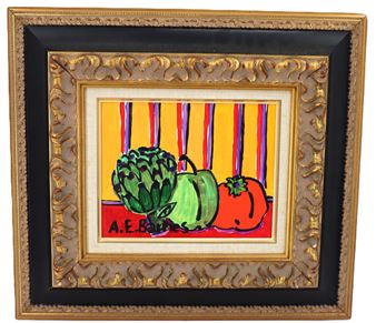 A. E. Barnes (Born 1963) American, Original Acrylic on Canvas - A. E. Barnes