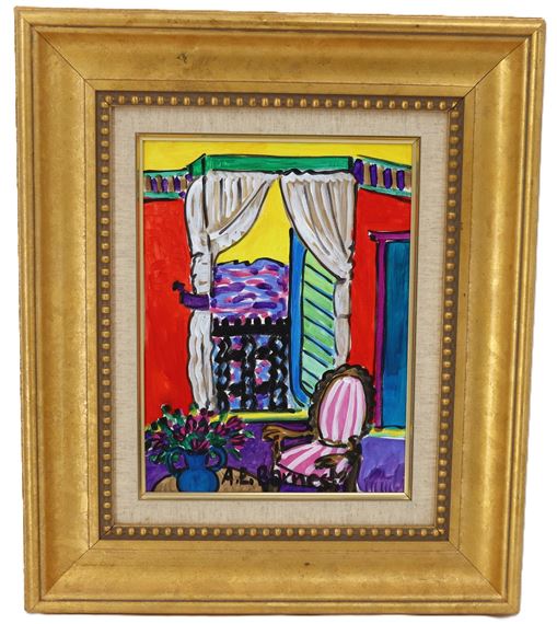 A. E. Barnes (Born 1963) American, Oil on Canvas