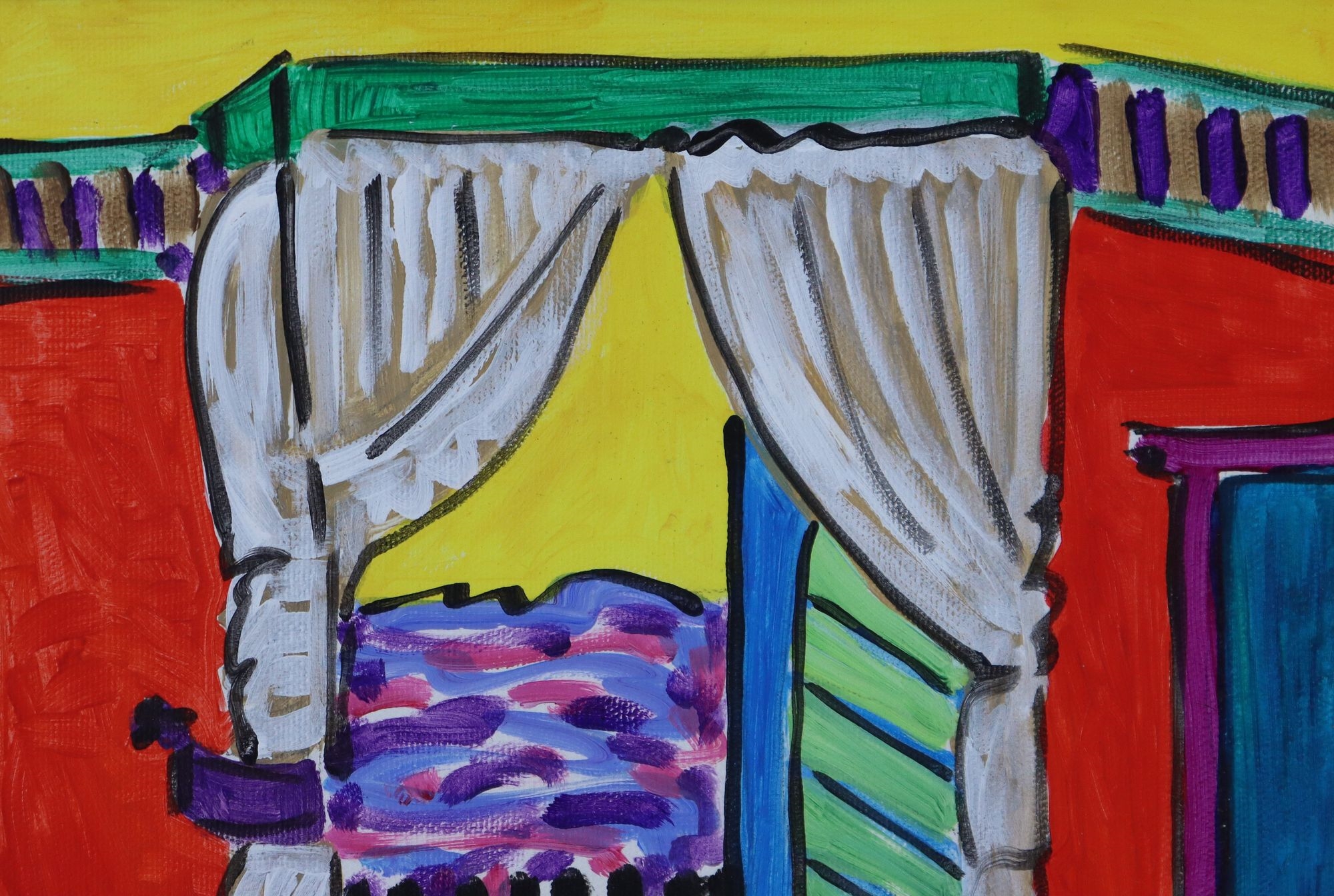 Artwork by A. E. Barnes, A. E. Barnes (Born 1963) American, Oil on Canvas, Made of oil on canvas