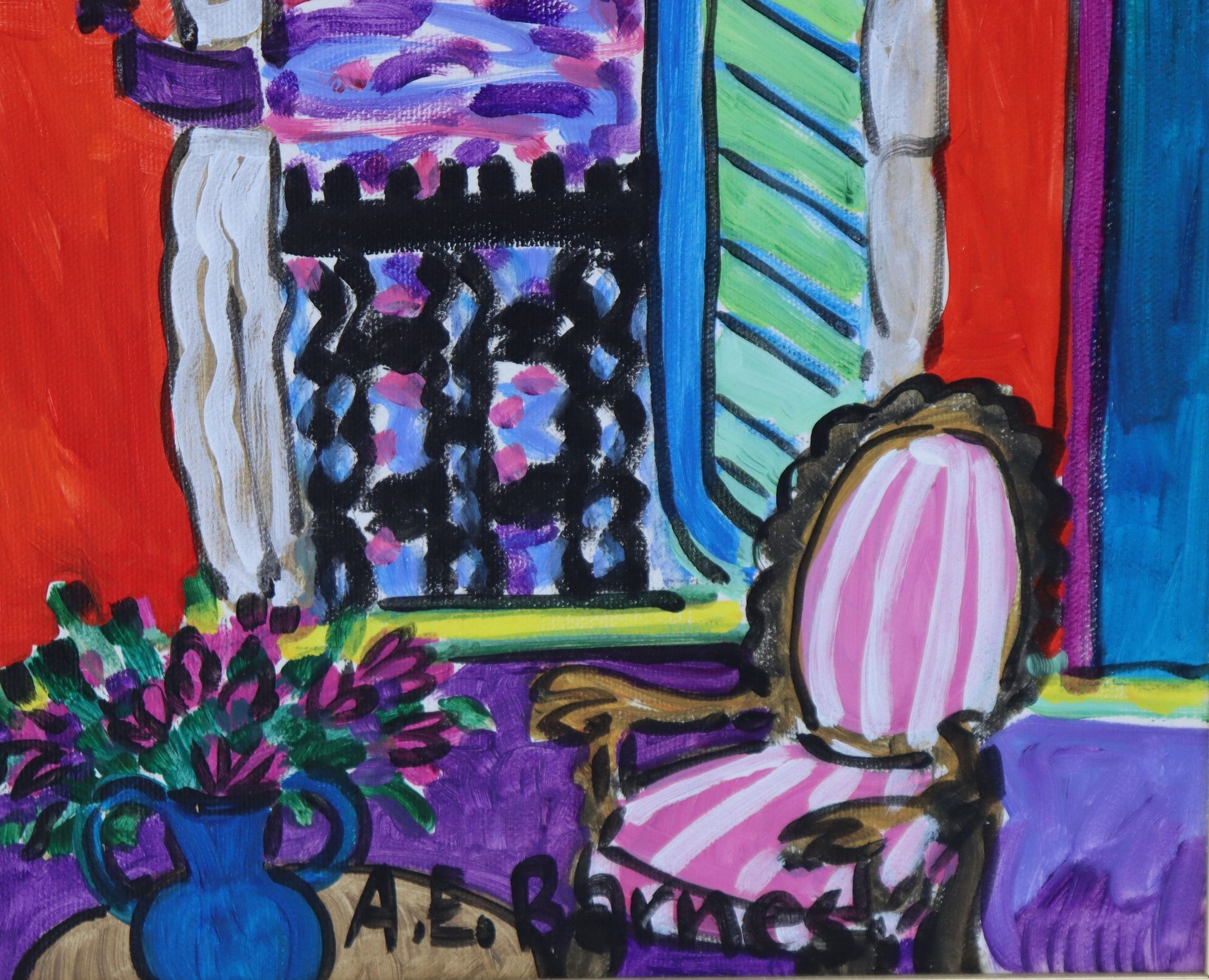 Artwork by A. E. Barnes, A. E. Barnes (Born 1963) American, Oil on Canvas, Made of oil on canvas