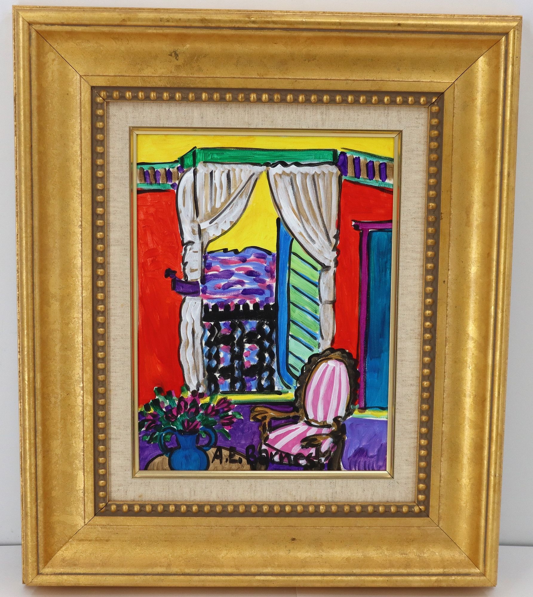 Artwork by A. E. Barnes, A. E. Barnes (Born 1963) American, Oil on Canvas, Made of oil on canvas