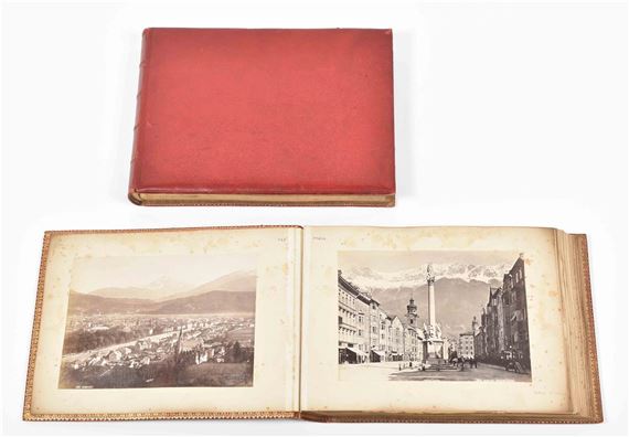 Grand Tour souvenir photo albums by Giorgio Sommer, ca. 1890-1893