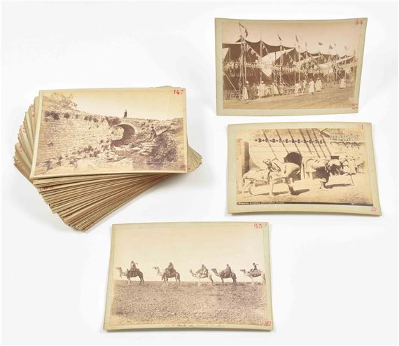 Félix Bonfils | Collection of 78 albumen and gelatin silver prints ...