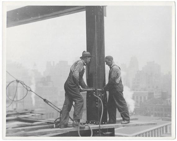 Construction of the Empire State Building, New York by Lewis Hine, ca. 1931